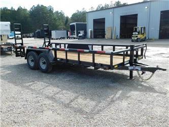 Texas Bragg Trailers 18' Big Pipe with 6000lb Axles