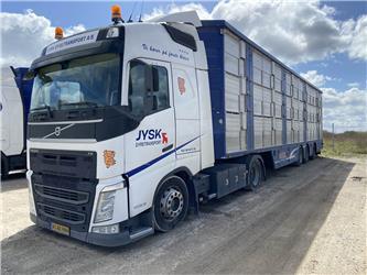 Volvo FH 460 X-Low and Finkel Trailer