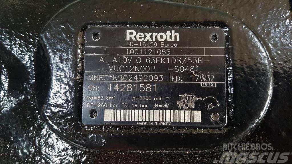JLG 3006-Rexroth AL A10VO63EK1DS/53R-Load sensing pump Hydrauliikka