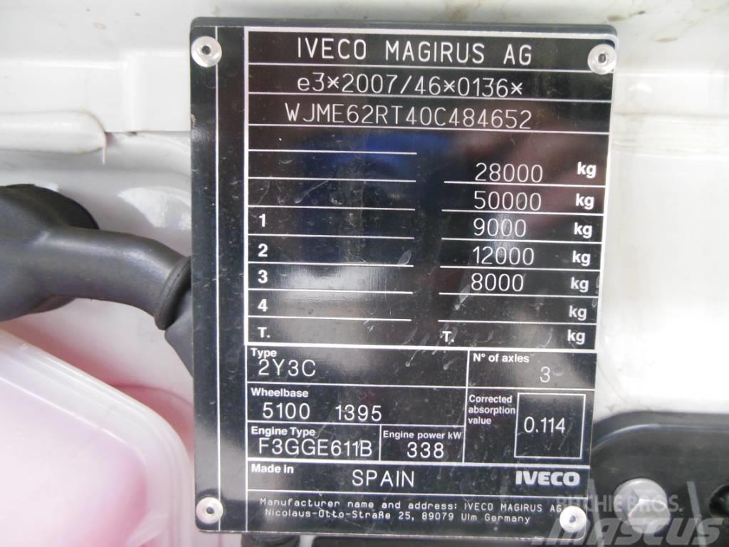 Iveco X-Way AD280X46, 6x2, retarder, TECHNOCAR TNH 20 Koukkulava kuorma-autot