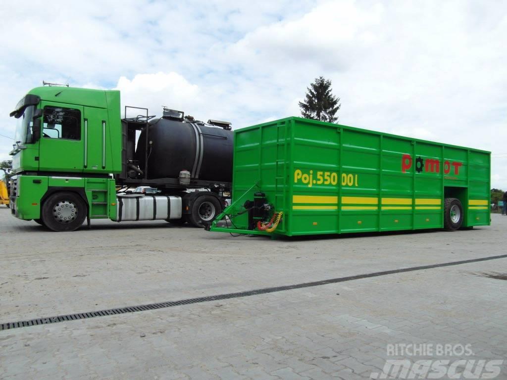 Pomot Slurry tank container  55000 L/Réservoir de lisier Lietteen levittimet