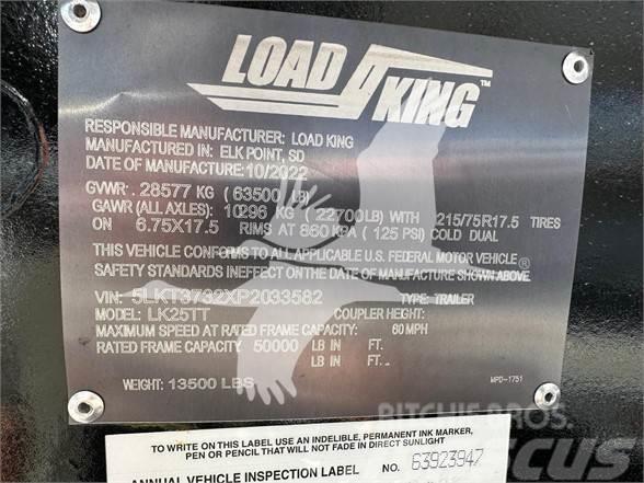 Load King LK25TT TILT DECK TRAILER, 50K CAPACITY, SPRING RID Puoliperävaunulavetit