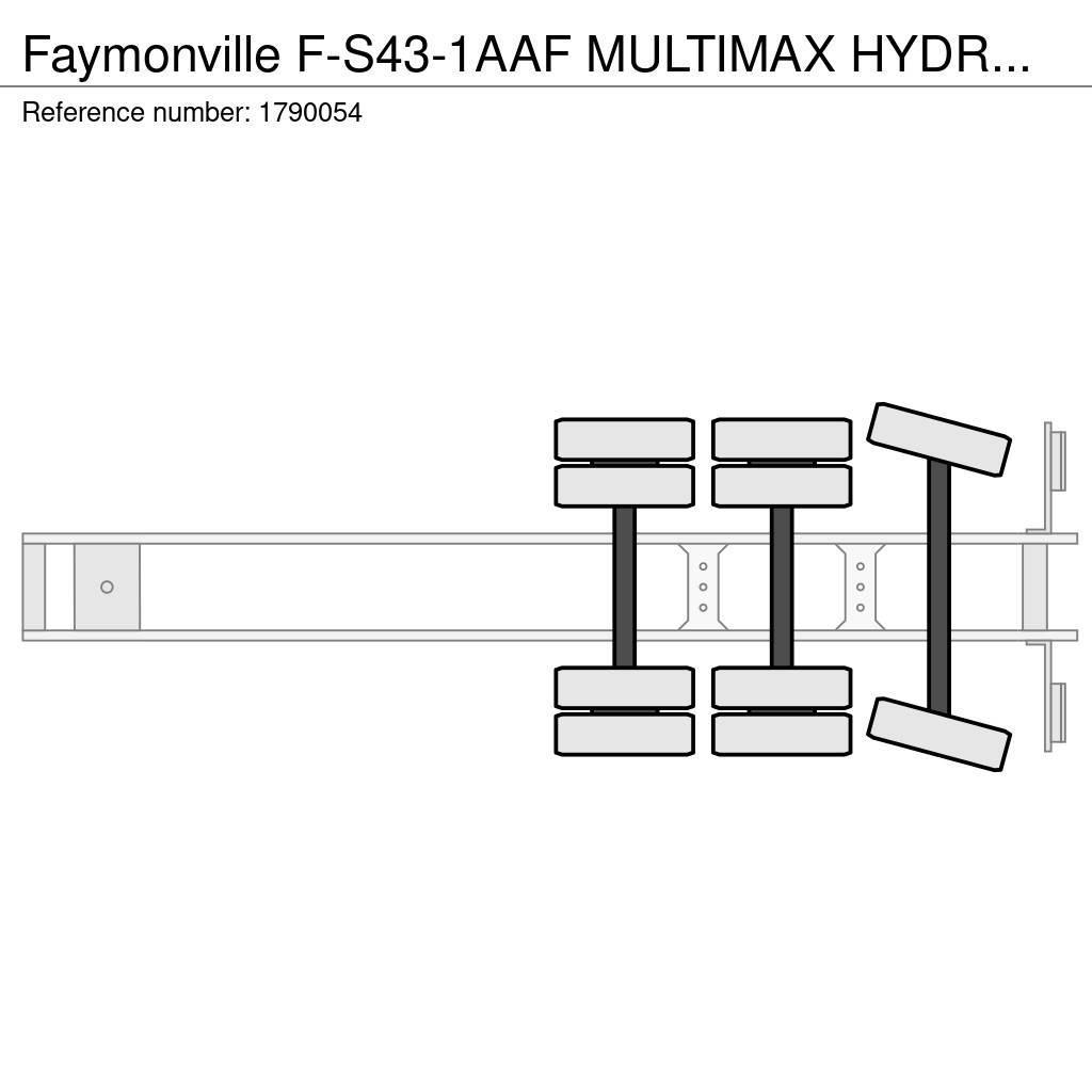 Faymonville F-S43-1AAF MULTIMAX HYDRAULIC ADJUSTABLE BED SEMI Puoliperävaunulavetit