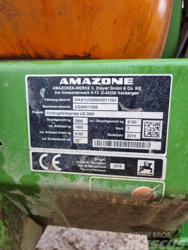 Amazone UG 3000 Hinattavat ruiskut