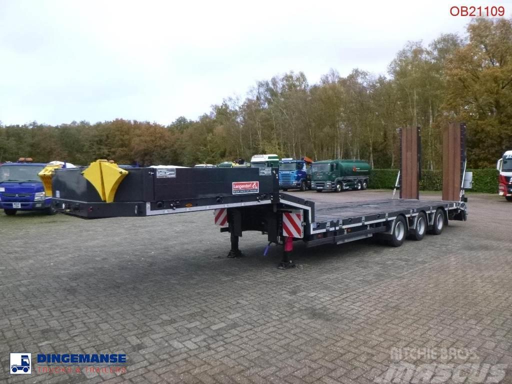 Langendorf 3-axle semi-lowbed trailer 48T ext. 13.5 m + ramps Puoliperävaunulavetit