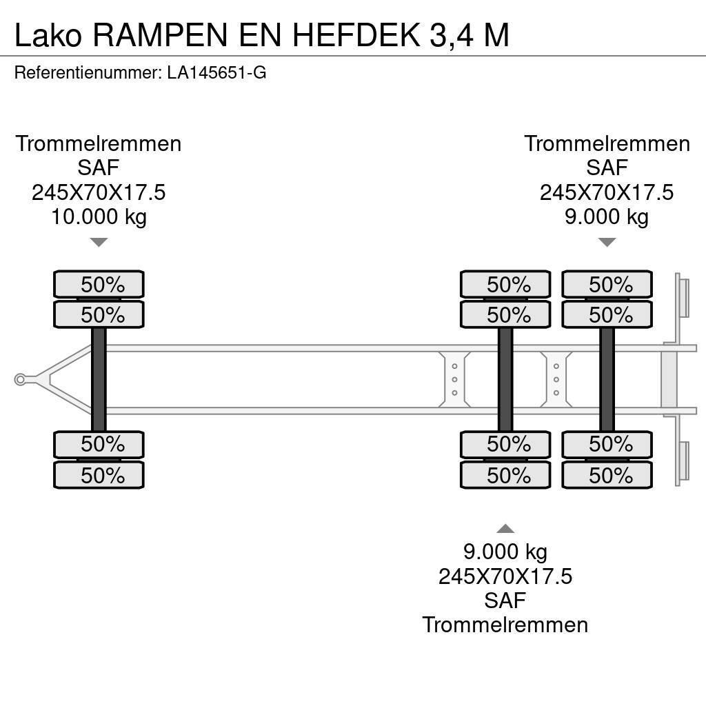 Lako RAMPEN EN HEFDEK 3,4 M Lavetit