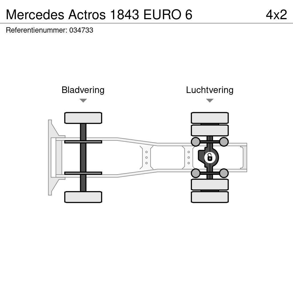Mercedes-Benz Actros 1843 EURO 6 Vetopöytäautot