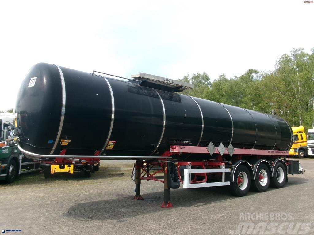 LAG Bitumen tank inox 31.9 m3 / 1 comp Säiliöpuoliperävaunut