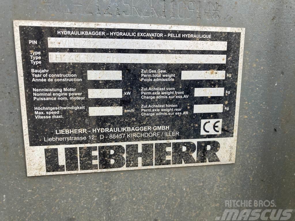 Liebherr LH 40 M Industry Litronic Jätteenkäsittelijät