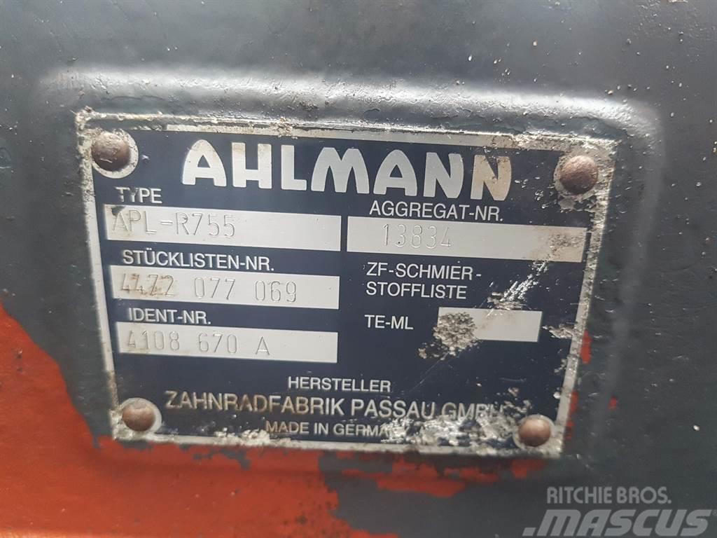 Ahlmann AZ14-ZF APL-R755-4472077069/4108670A-Axle/Achse/As Akselit
