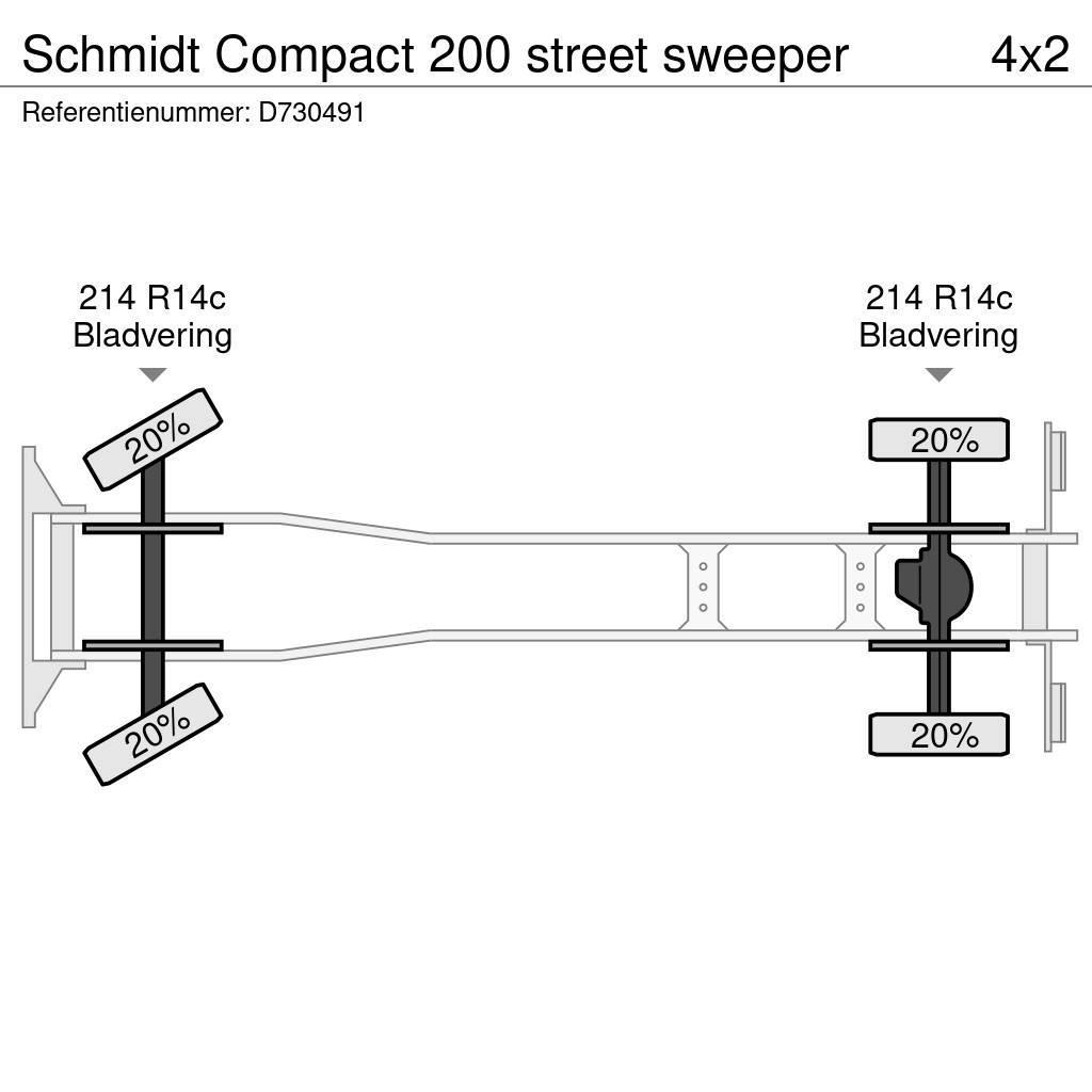 Schmidt Compact 200 street sweeper Paine-/imuautot