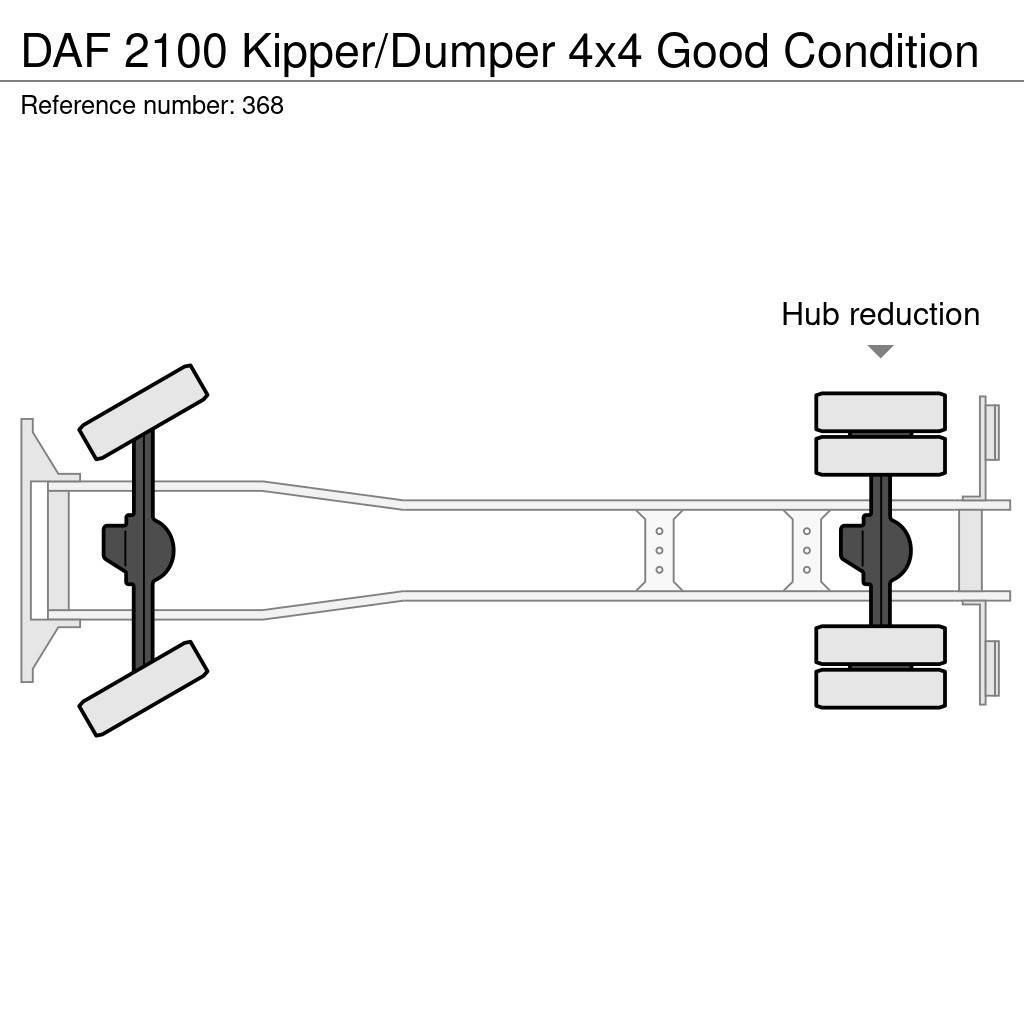 DAF 2100 Kipper/Dumper 4x4 Good Condition Sora- ja kippiautot