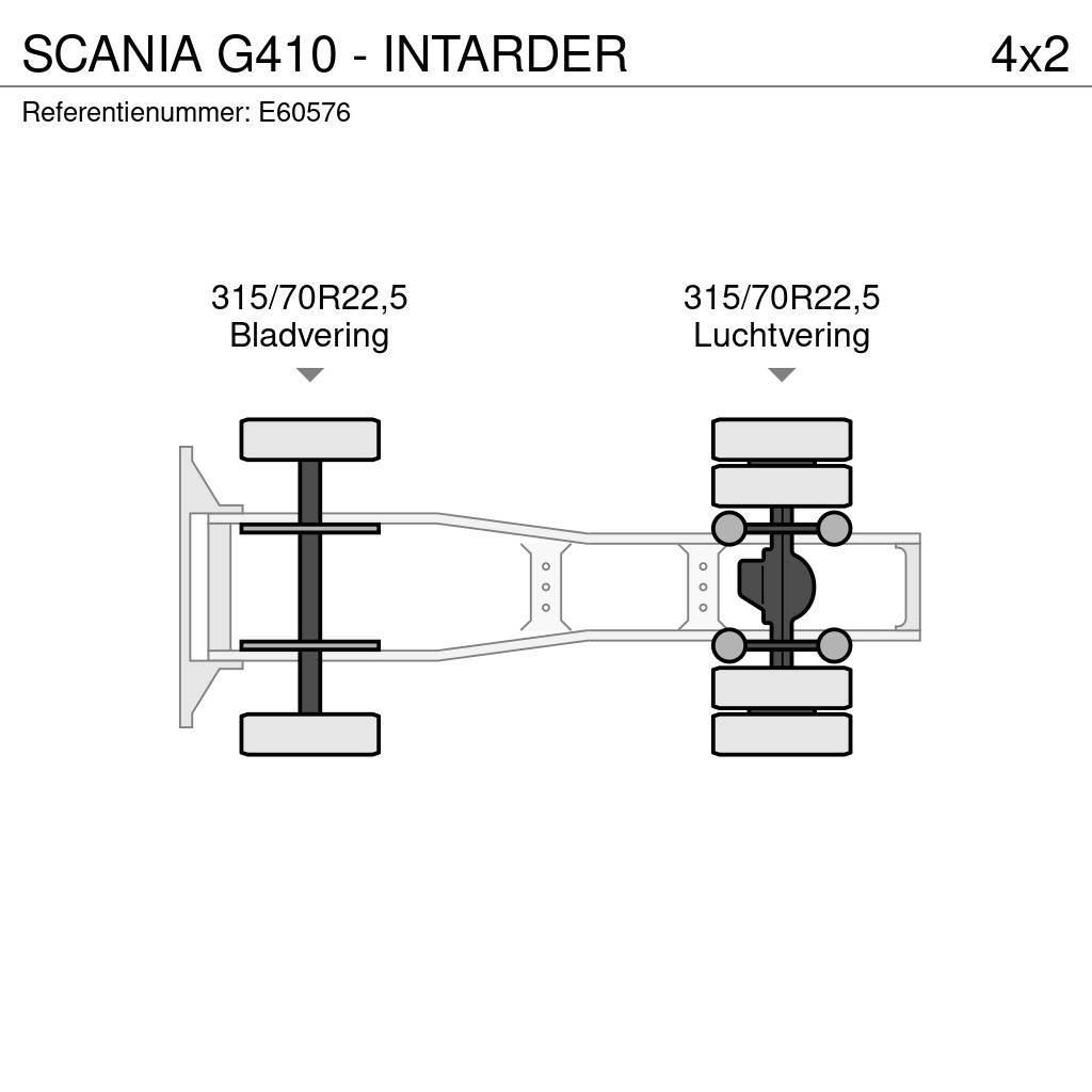 Scania G410 - INTARDER Vetopöytäautot