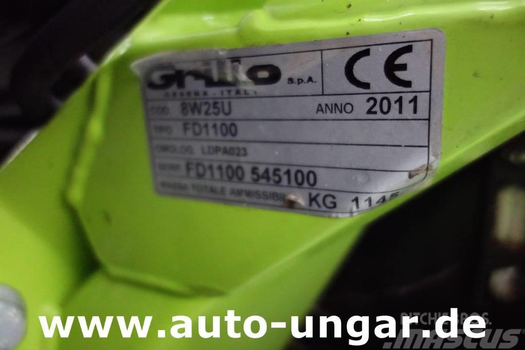 Grillo FD 1100 4WD Allrad Bj. 2011 Hochentleerung Mäher Seisten ajettavat leikkurit
