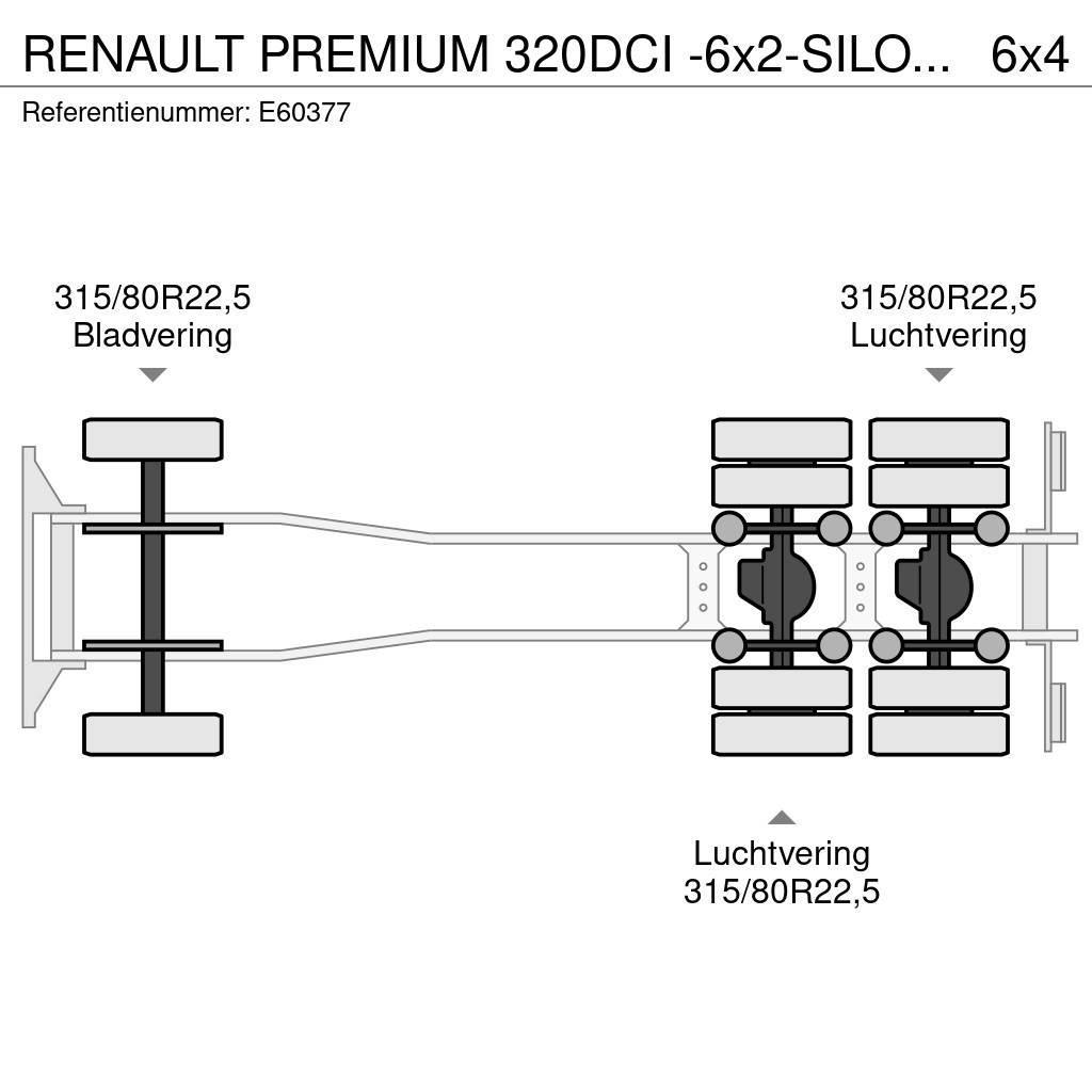 Renault PREMIUM 320DCI -6x2-SILO 7 COMP. Säiliöautot