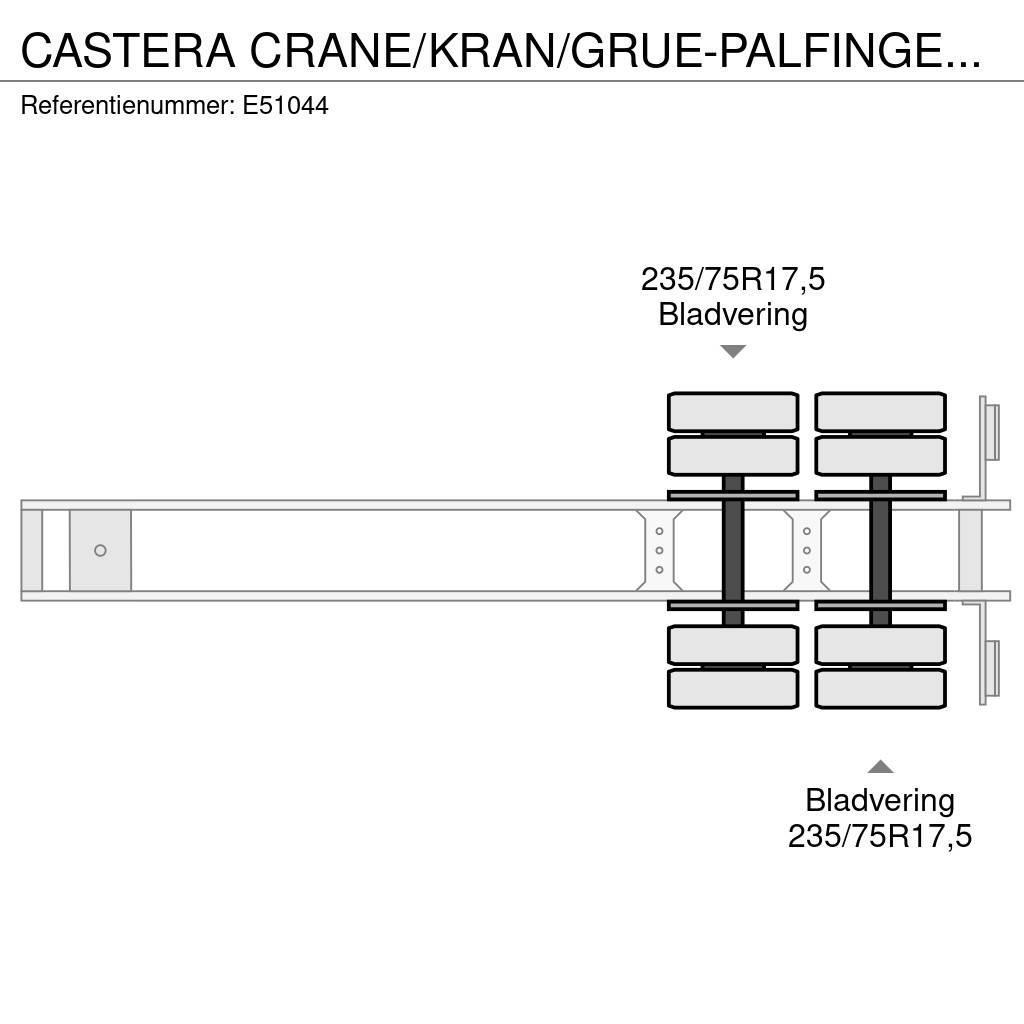 Castera CRANE/KRAN/GRUE-PALFINGER 22002 (2xHydr.) Puoliperävaunulavetit