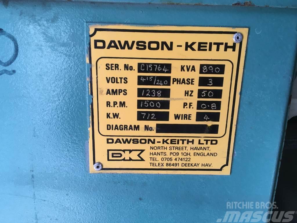Dorman WSON-KEITH SC6340 GENERATOR 890 KVA USED Dieselgeneraattorit