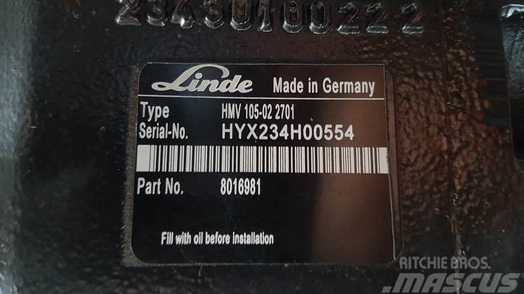 Linde HMV105-02 - Atlas 75S - Drive motor/Fahrmotor Hydrauliikka