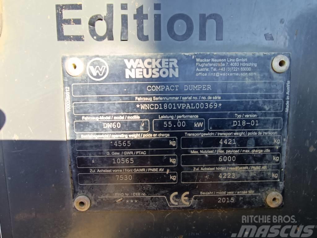 Wacker Neuson DW 60 Minidumpperit