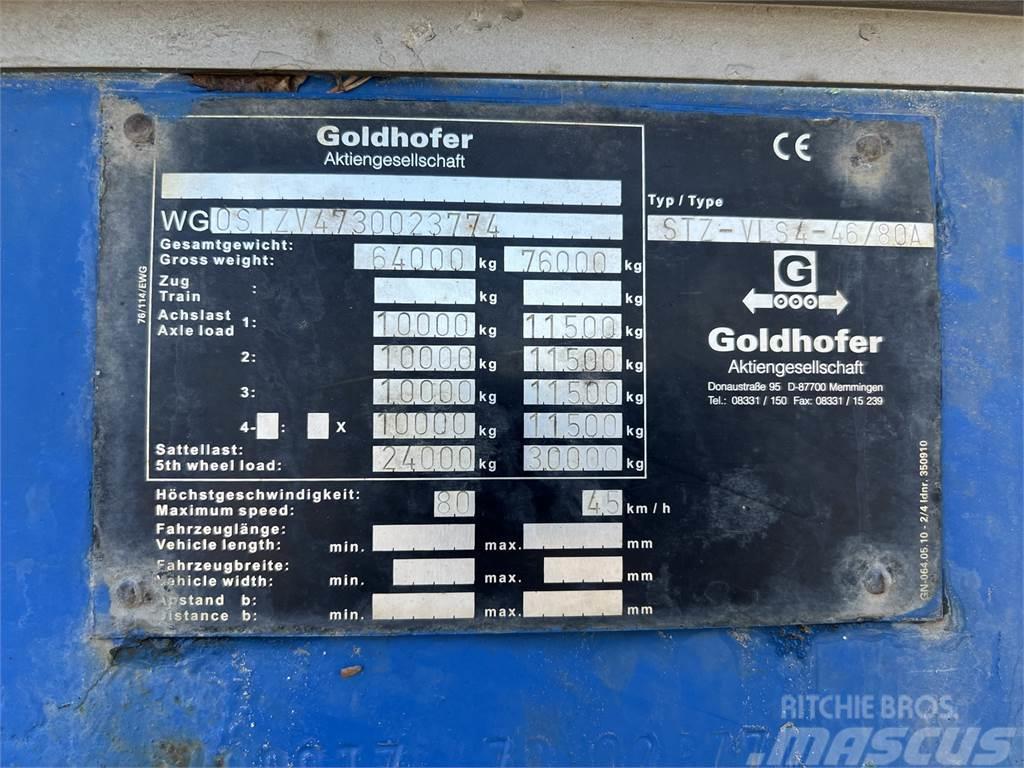 Goldhofer STZ-VLS 4-46/80 A Puoliperävaunulavetit