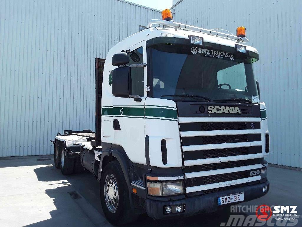 Scania 144 530 6x4 manual pump Lava-kuorma-autot