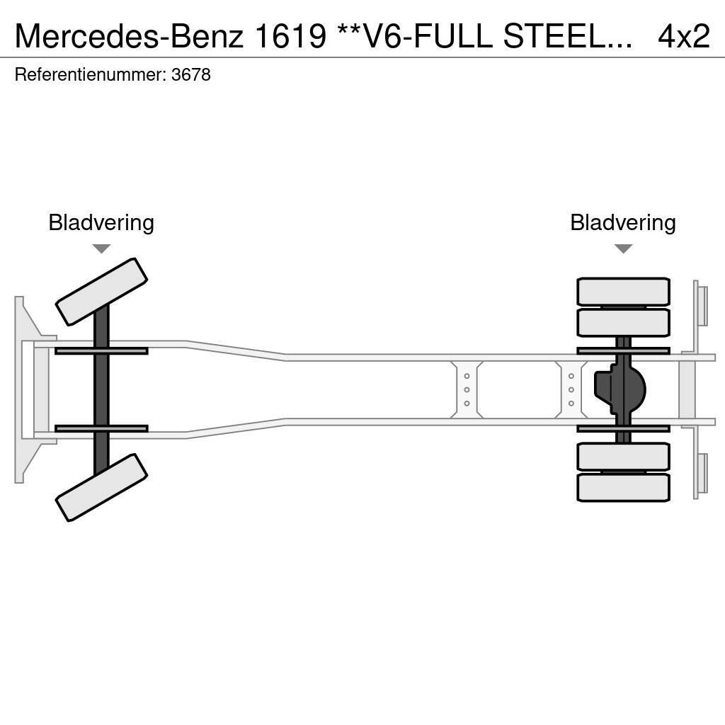 Mercedes-Benz 1619 **V6-FULL STEEL SUSPENSION** Umpikorikuorma-autot
