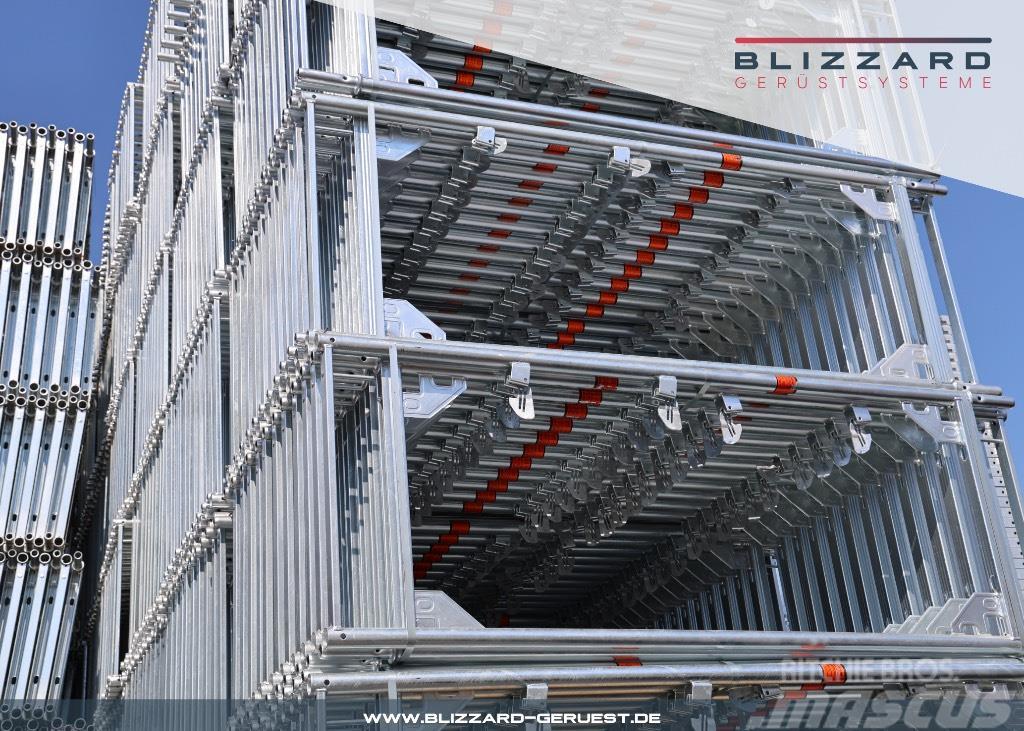 Blizzard 245,18 m² Stahlgerüst mit Robustböden Telineet ja lisäosat