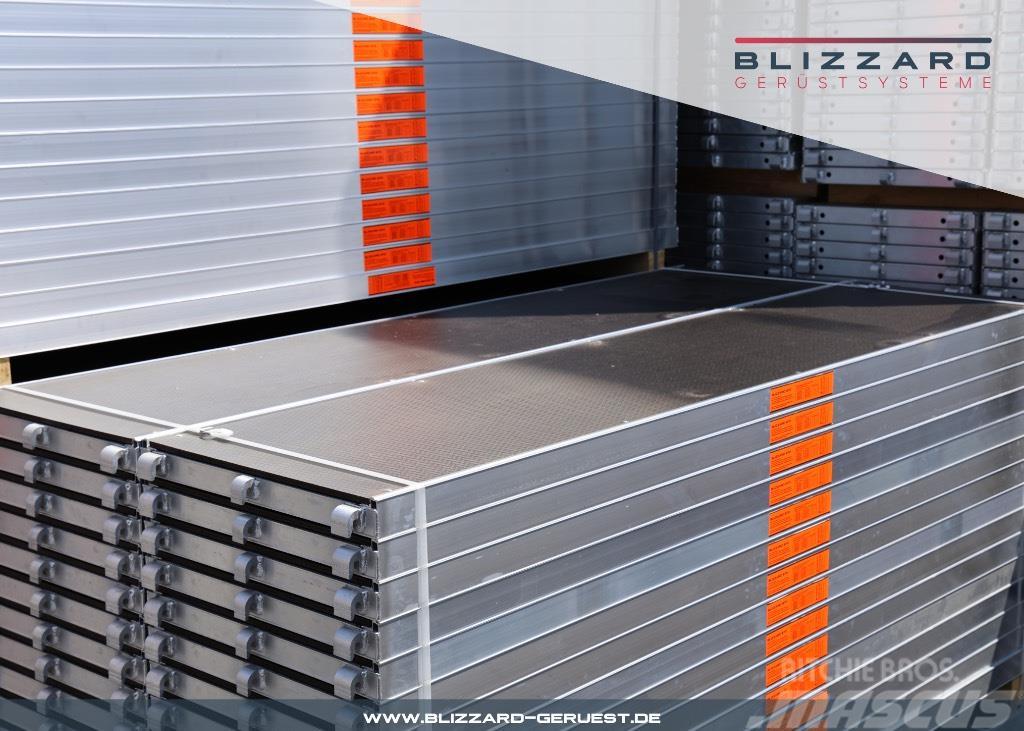 Blizzard 245,18 m² Stahlgerüst mit Robustböden Telineet ja lisäosat