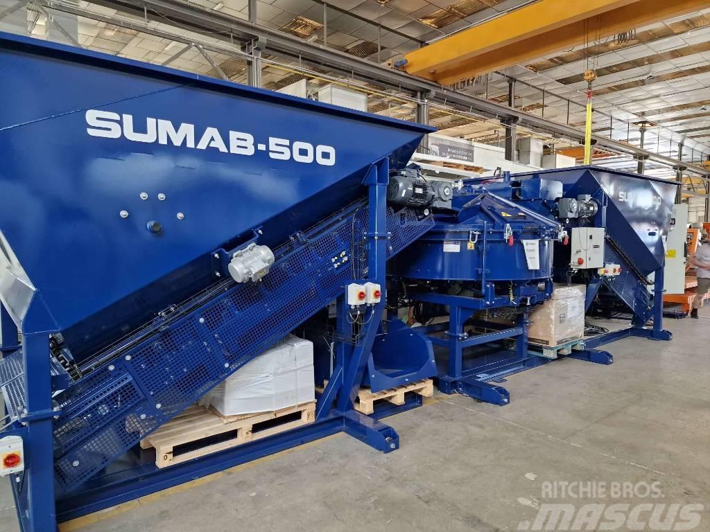  SUMAB 500 (mobile concrete batching plant) Betonin valmistusasemat