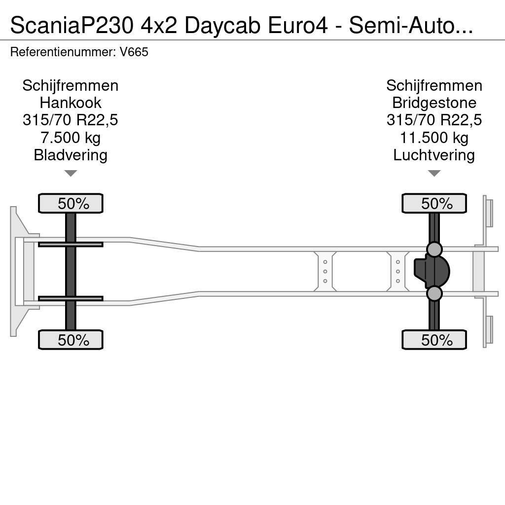 Scania P230 4x2 Daycab Euro4 - Semi-Automaat - KoelVriesB Kylmä-/Lämpökori kuorma-autot