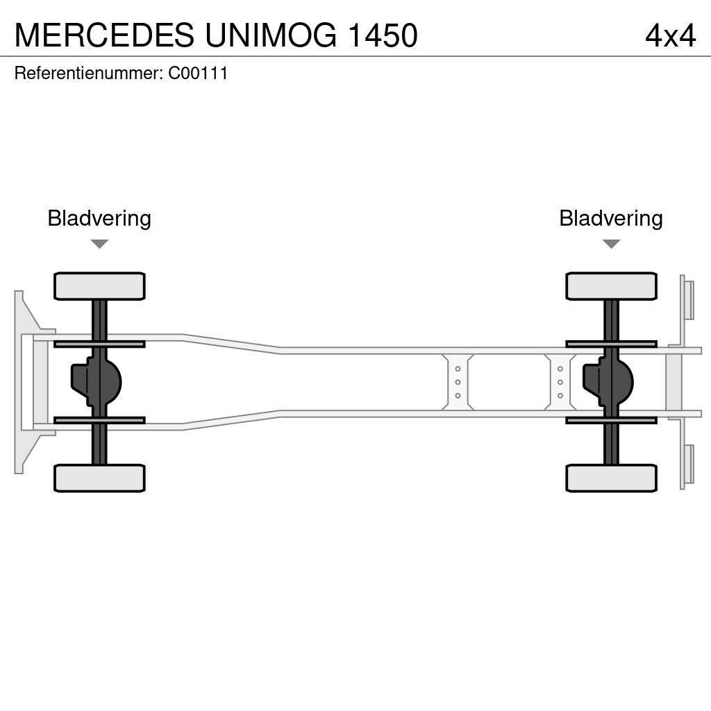 Mercedes-Benz UNIMOG 1450 Sora- ja kippiautot