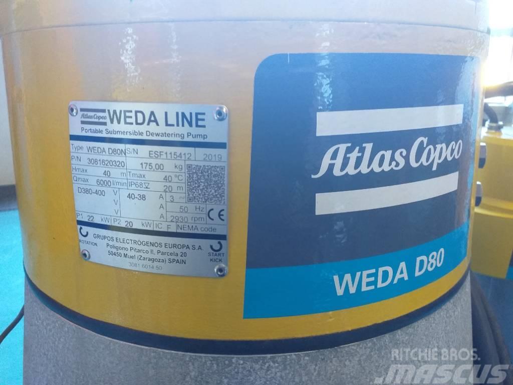 Atlas Copco WEDA D80N Vesipumput