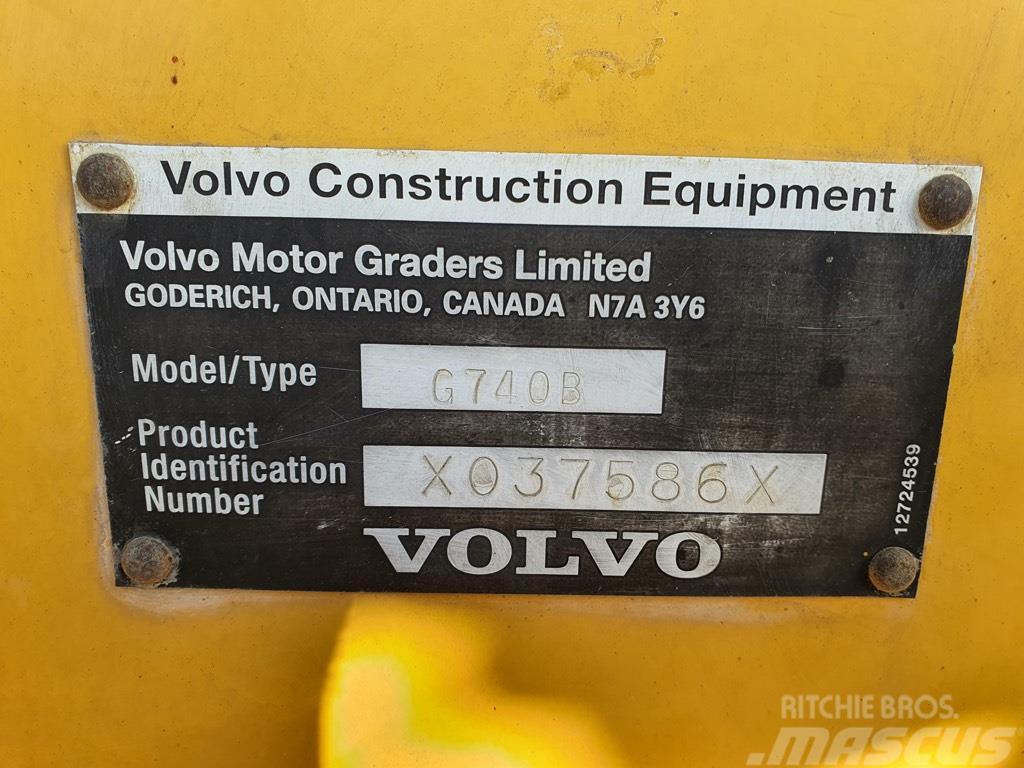 Volvo G 740 B PARTS Tiehöylät
