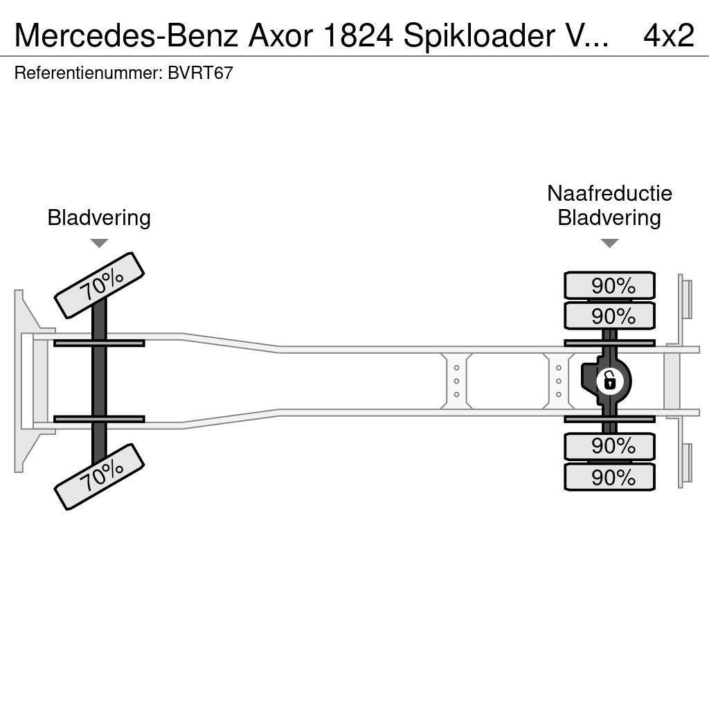 Mercedes-Benz Axor 1824 Spikloader VDL Euro5 Valid inspection 1- Nostovarsi-vaihtolavakuorma-autot
