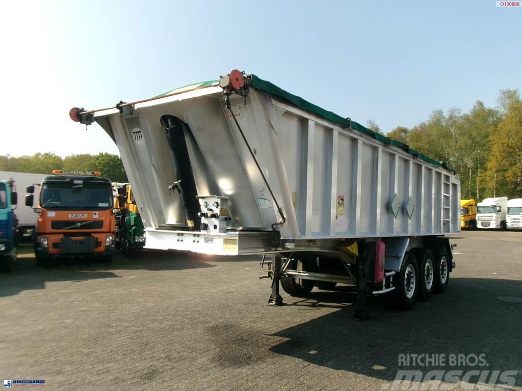 Benalu Tipper trailer alu 25 m3 + tarpaulin Kippipuoliperävaunut