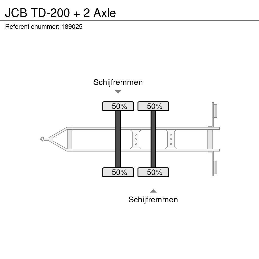 JCB TD-200 + 2 Axle Pressukapelliperävaunut