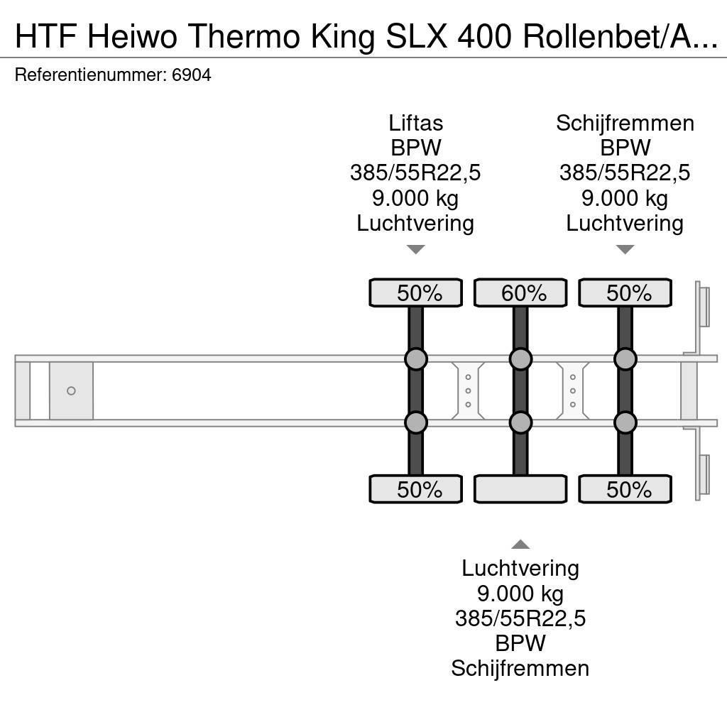 HTF Heiwo Thermo King SLX 400 Rollenbet/Aircargo Kopsc Kylmä-/Lämpökoripuoliperävaunut