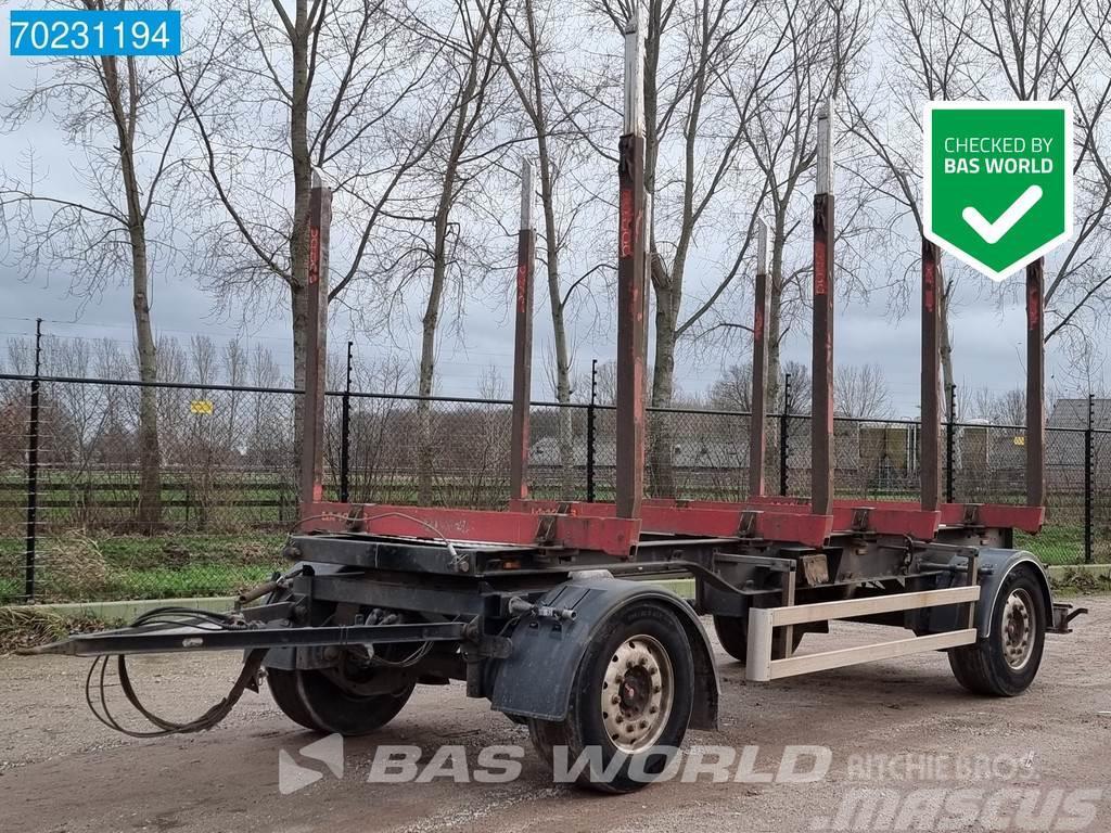  Pavic HTA 18 2 axles Holztransport Wood SAF Puuperävaunut