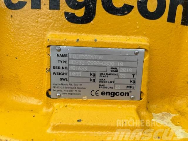 Engcon EC233-QS80-QS80-10, good condition Kauhanpyörittäjät