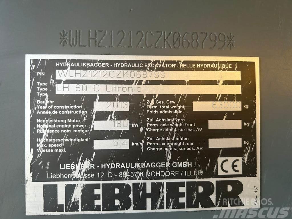 Liebherr LH 60 C Litronic EPA Umschlag bagger Muut materiaalinkäsittelykoneet