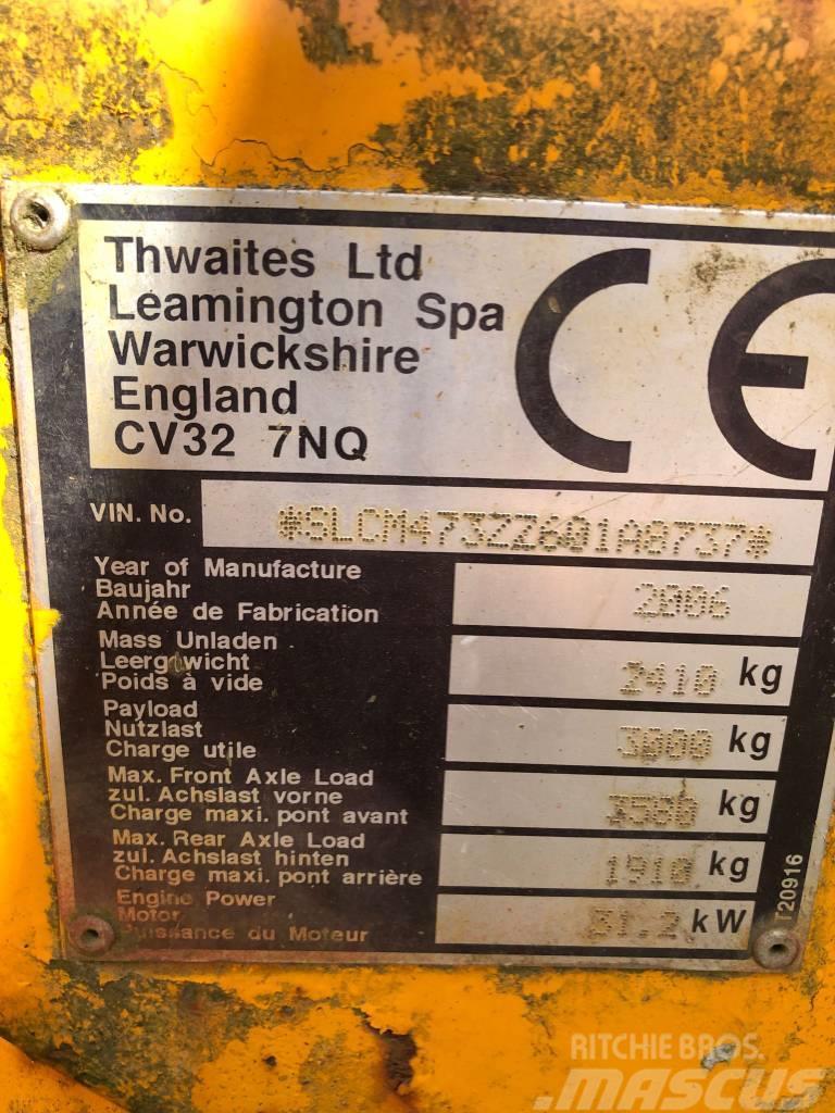 Thwaites 3 ton Minidumpperit