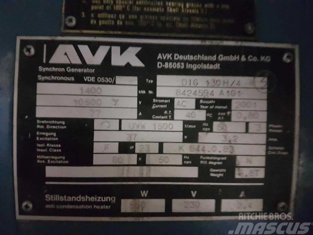 AVK DIG130 H/4 Dieselgeneraattorit
