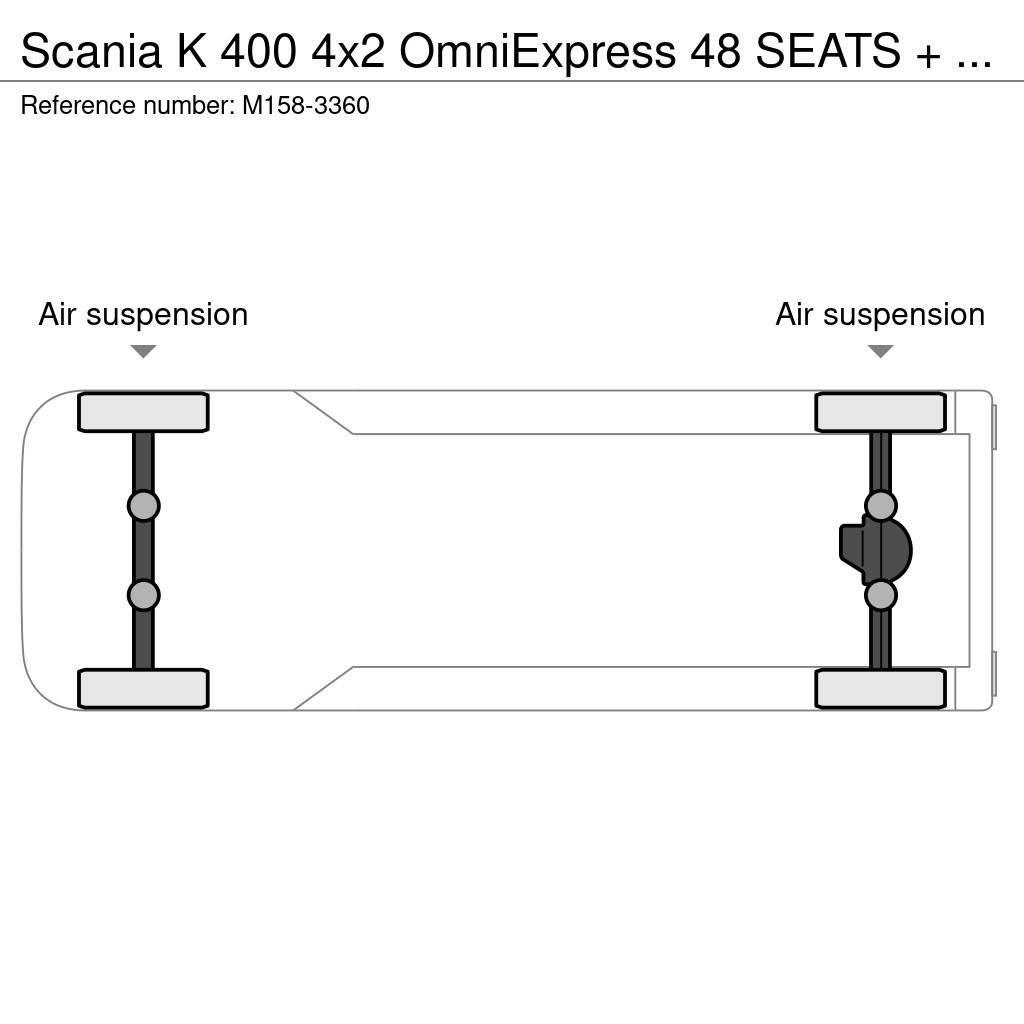 Scania K 400 4x2 OmniExpress 48 SEATS + 9 STANDING / EURO Linjaliikennebussit
