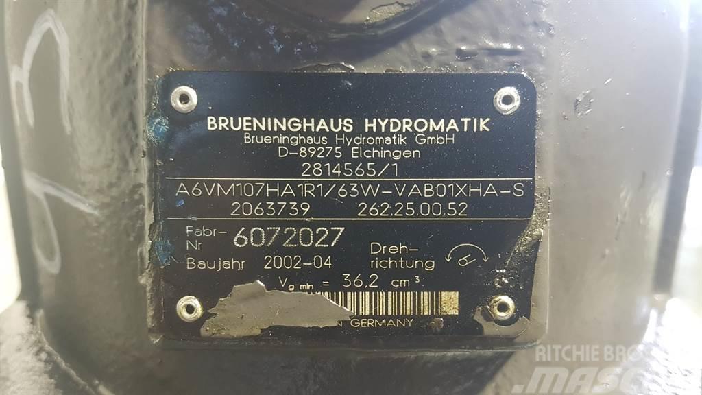 Brueninghaus Hydromatik A6VM107HA1R1/63W -Volvo L35B-Drive motor/Fahrmotor Hydrauliikka