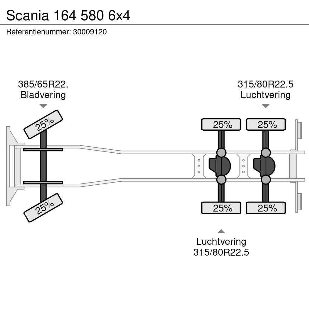 Scania 164 580 6x4 Kuorma-autoalustat