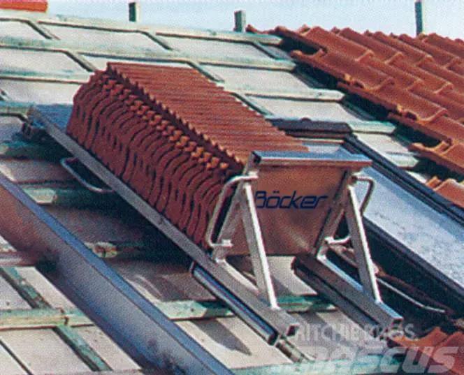 Böcker Alu-Dachziegelverteiler für Bauaufzüge Nosturien osat ja lisävarusteet