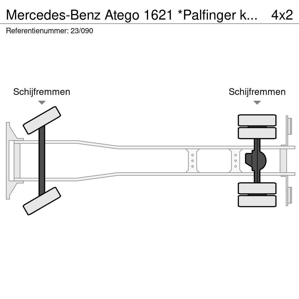 Mercedes-Benz Atego 1621 *Palfinger kraan*Containersysteem*lucht Koukkulava kuorma-autot