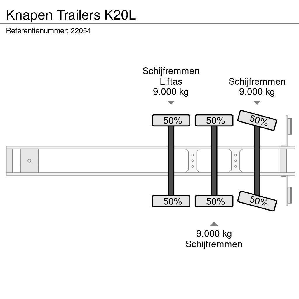 Knapen Trailers K20L Walking floor-puoliperävaunut