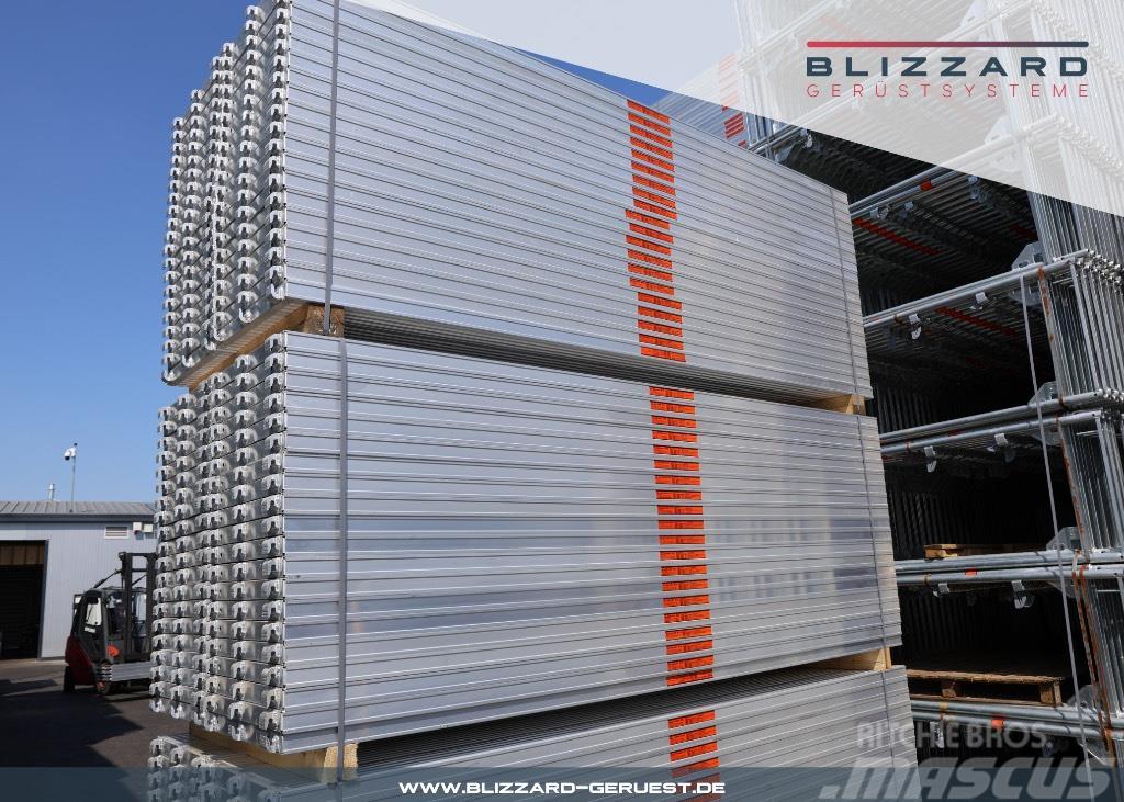 Blizzard Gerüstsysteme *NEUES* 34 m² Stahlgerüst mit Aluböd Telineet ja lisäosat