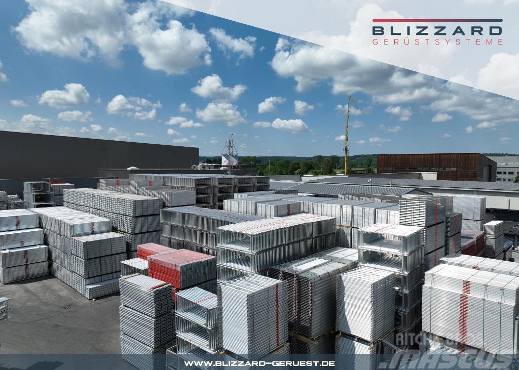 Blizzard Gerüstsysteme *NEUES* 34 m² Stahlgerüst mit Aluböd Telineet ja lisäosat